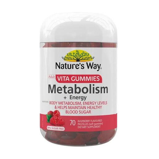 Nature's Way Adult Vita Gummies Metabolism + Energy 70s