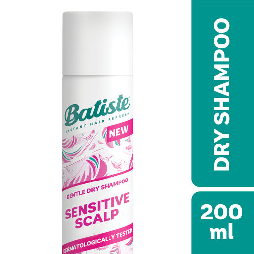 Batiste Sensitive Gentle Dry Shampoo For Sensitive Scalps 200 mL