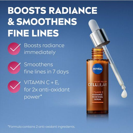 Nivea Cellular Filler Expert Vitamin C Radiance Renewing Serum 30ml