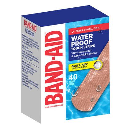 Band-Aid Waterproof Tough Strips 40 Pack