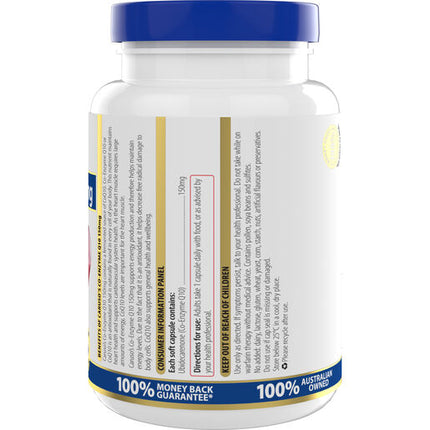 Caruso's Natural Health Co-Enzyme Q10 150mg 90 Capsules