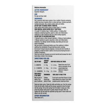 Chemists' Own Ibuprofen Infant Drops 50ml