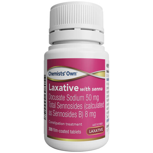 Chemists' Own Laxative with Senna 200 Tablets