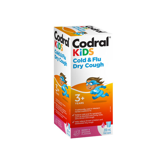 Codral Kids Cold & Flu Dry Cough 200ml