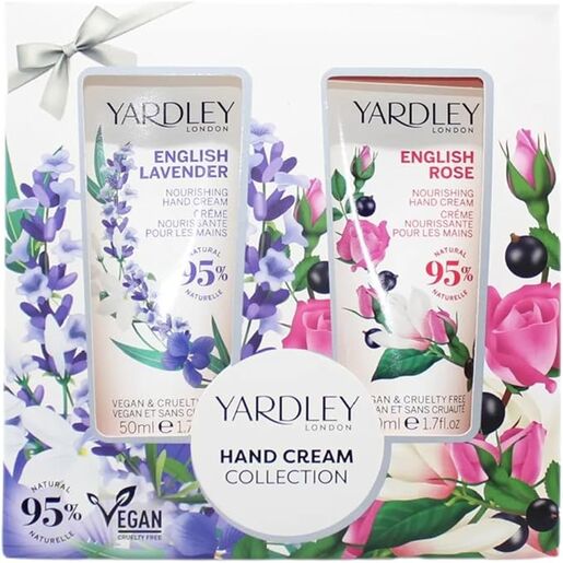 Yardley London English Lavender and English Rose Hand Cream Collection
