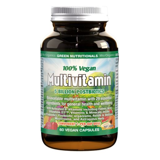 Green Nutritionals Vegan Multivitamin 60 Capsules