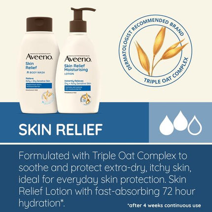 Aveeno Skin Relief Fragrance Free Moisturising Body Lotion 354mL