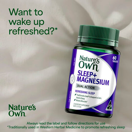Nature's Own Sleep Plus Magnesium Tablets 60