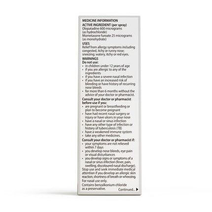 Ryaltris Allergy Dual Action Nasal Spray 120 Sprays