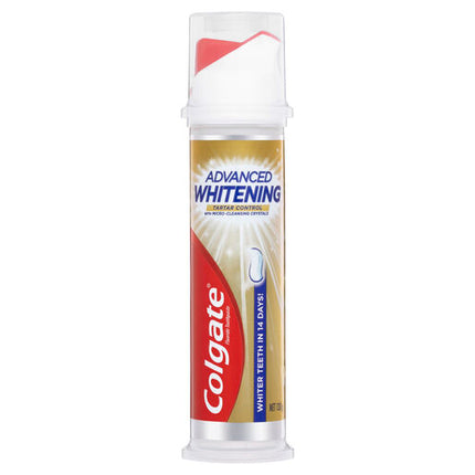 Colgate Toothpaste Whitening Tartar Control Pump 130g