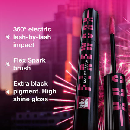 Maybelline Lash Sensational Firework Mascara Washable Electro Black