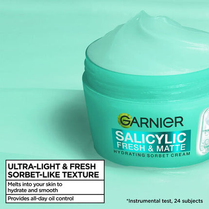 Garnier Fresh & Matte Sorbet Cream with Salicylic Acid 100g