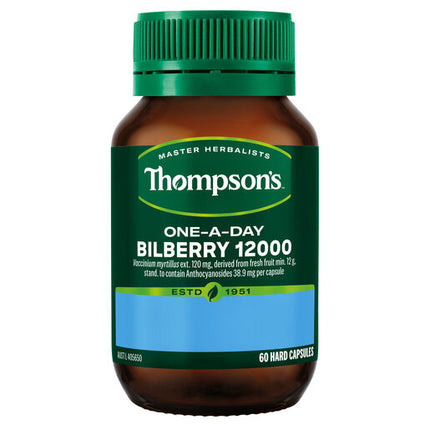 Thompson's Bilberry 12000mg 60  Capsules