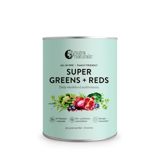 Nutra Naturals Super Greens + Reds 150g