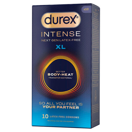 Durex Intense Next Gen Latex-Free XL Condoms 10 pack