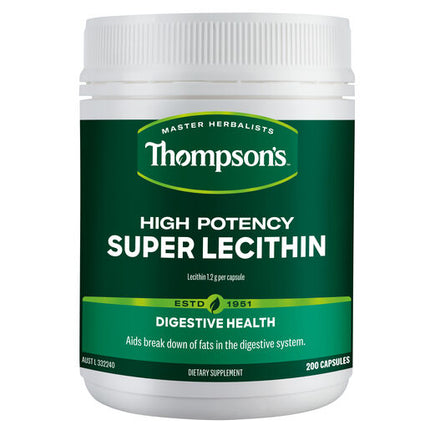 Thompson's High Potency Lecithin Capsules 200