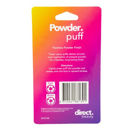 Direct Beauty Powder Puff 2 Pack
