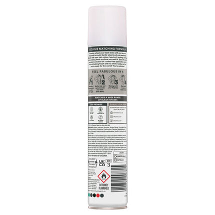 Batiste Black Colour Dry Shampoo Peach & Vanilla Praline Fragrance 200mL