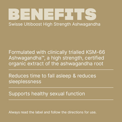 Swisse Ultiboost High Strength Ashwagandha 60  Tablets
