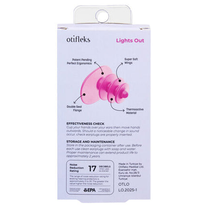 Otifleks Lights Out Ear Plug 2 Pairs