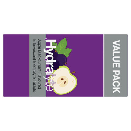 Hydralyte Effervescent Electrolyte Tablets Apple Blackcurrant 40 Tablets