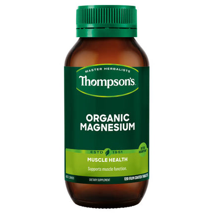 Thompson's Organic Magnesium 120 Tablets