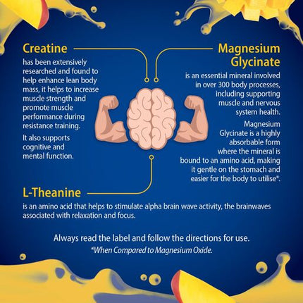 Caruso's Creatine + L-Theanine + Magnesium Glycinate 225g