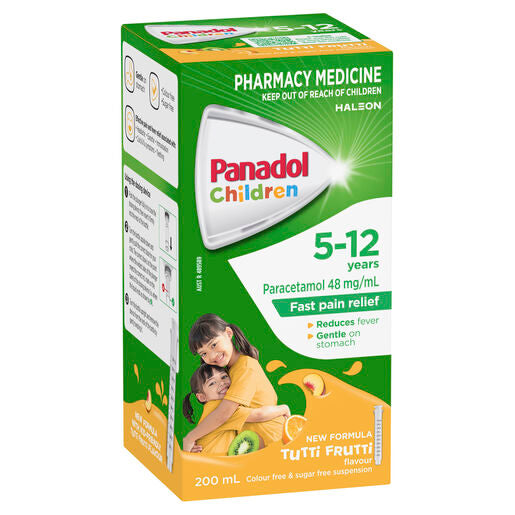 Panadol Children 5-12 Years Tutti Frutti 100mL