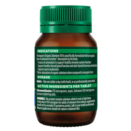 Thompson's Selenium 150mcg 60 Tablets