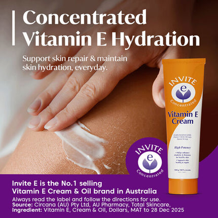 Invite E Concentrated Vitamin E Cream 100g