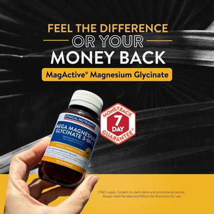 Ethical Nutrients Mega Magnesium Glycinate 3-in-1 100 Capsules