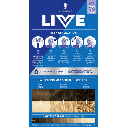 Schwarzkopf LIVE Colour Intense Bleach Max Blonde 00B