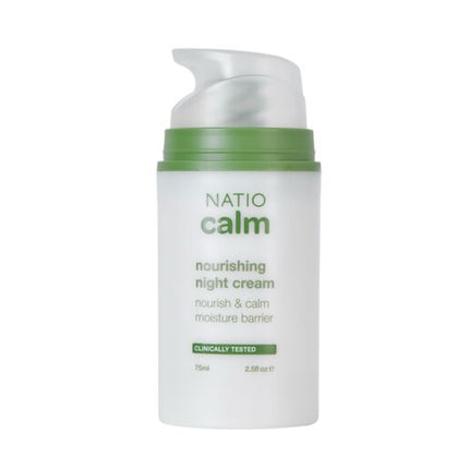 Natio Calm Nourishing Night Cream 75ml Pump