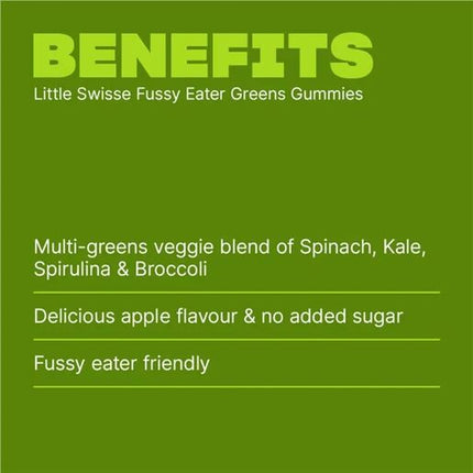 Little Swisse Fussy Eater Greens Gummies 40 Pack