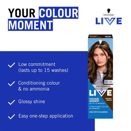 Schwarzkopf Live Colour Natural Brown 75ml