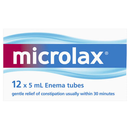 Microlax Enema 12 x 5mL Tubes