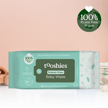 Tooshies Probiotic Water Wipes 70