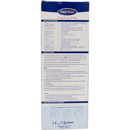 Medescan Fast Scan Thermometer