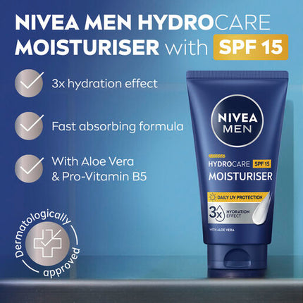 Nivea Men Hydrocare SPF15 Moisturiser 75ml