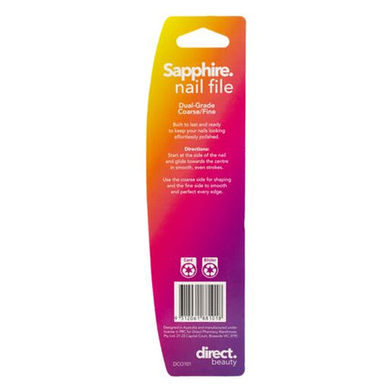 Direct Beauty Saphire Nail File 15cm