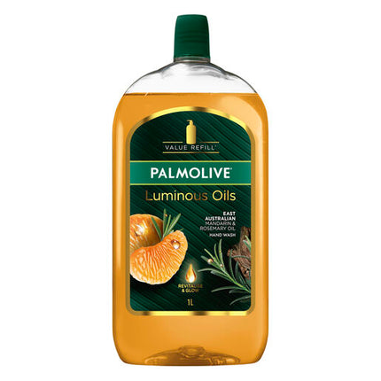 Palmolive Luminous Oils Hand Wash, East Australian Mandarin & Rosemary Oil, 1L Refill