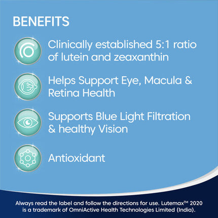 Bioglan Healthy Eyes + Vision 60 Capsules