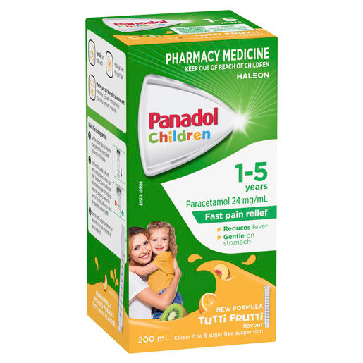 Panadol Children 1-5 Years Tutti Frutti 100mL