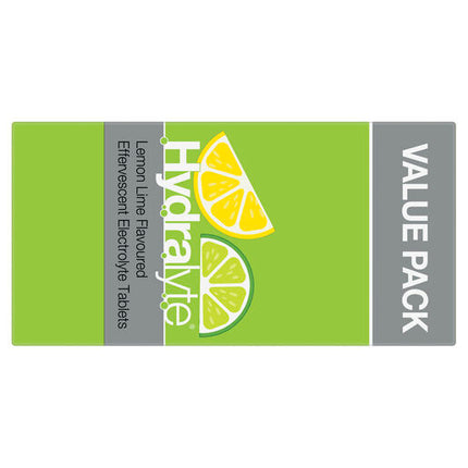Hydralyte Effervescent Electrolyte Tablets Lemon Lime 40 Tablets