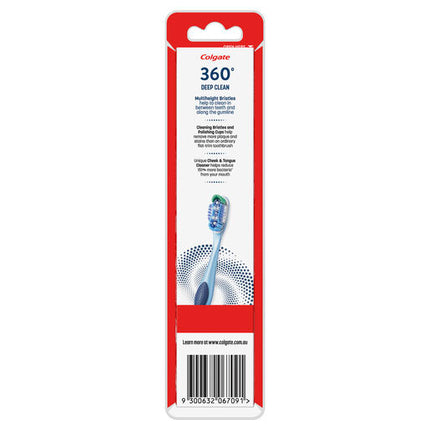 Colgate 360° Toothbrush Medium Twin Pack
