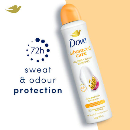 Dove Antiperspirant Advanced Care Passionfruit Lemongrass 250ml