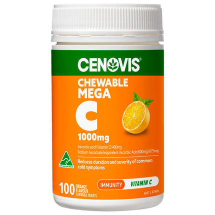 Cenovis Chewable Mega C Orange 1000mg 100 tablets