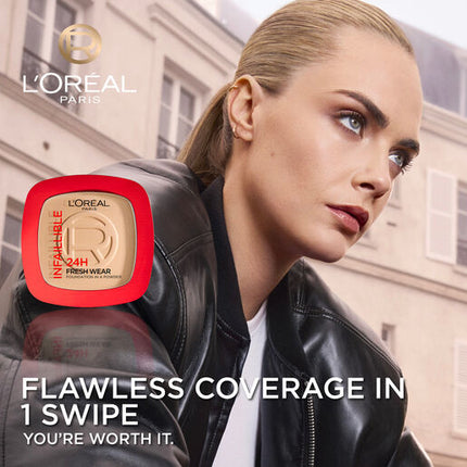 L'Oreal Infallible 24 Hour Foundation in a Powder 20 Ivory