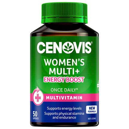 Cenovis Women's Multi + Energy Boost Capsules 50
