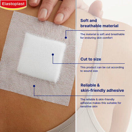 Elastoplast Sensitive Wide Area Fixation Tape 1m x 10cm